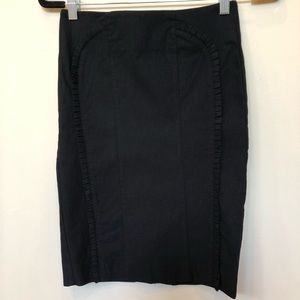 bebe - black pencil skirt